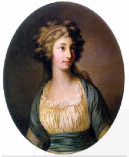 Joseph Friedrich August Darbes Portrait of Dorothea von Medem oil painting picture
